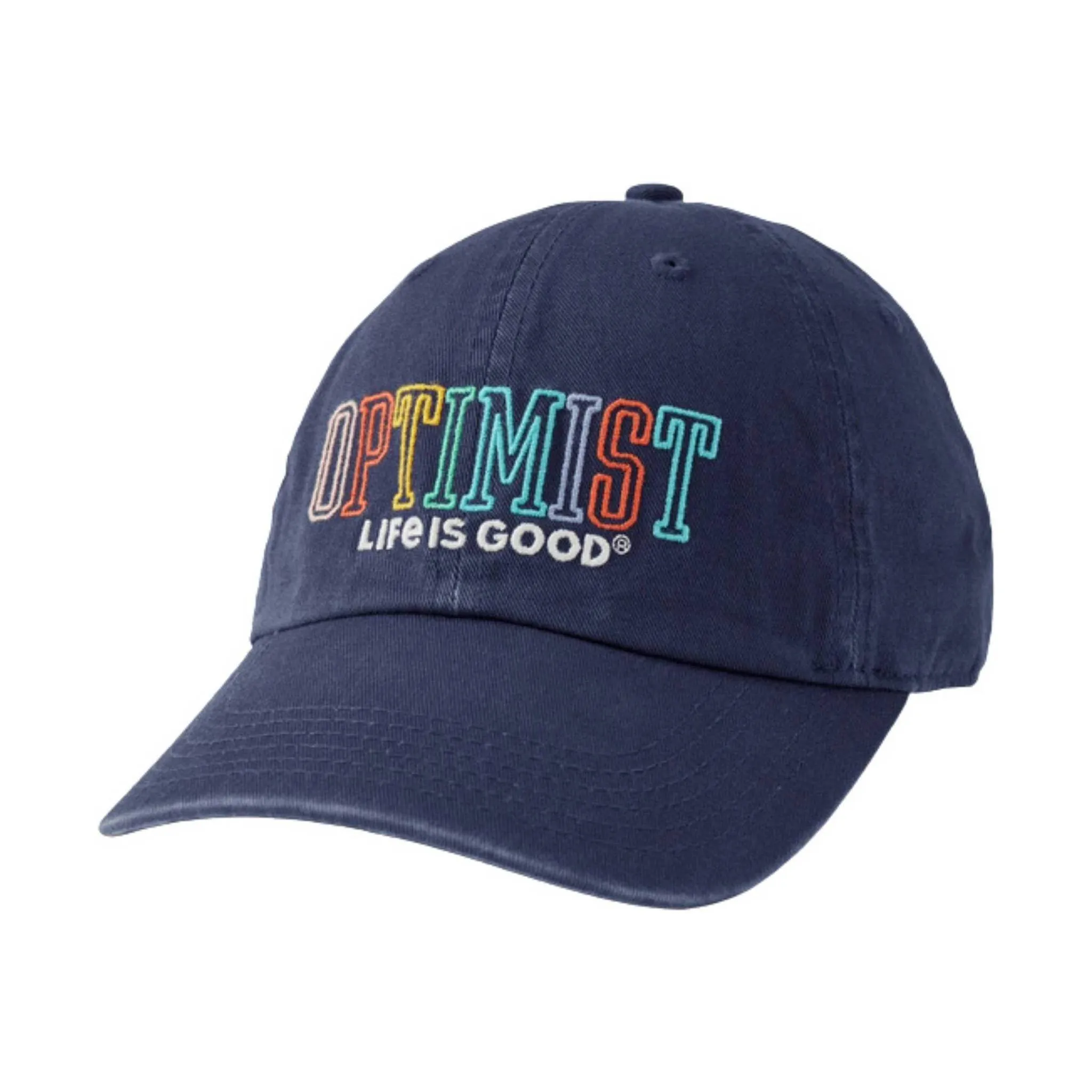 Life Is Good Optimist Athletic Cap - Darkest Blue